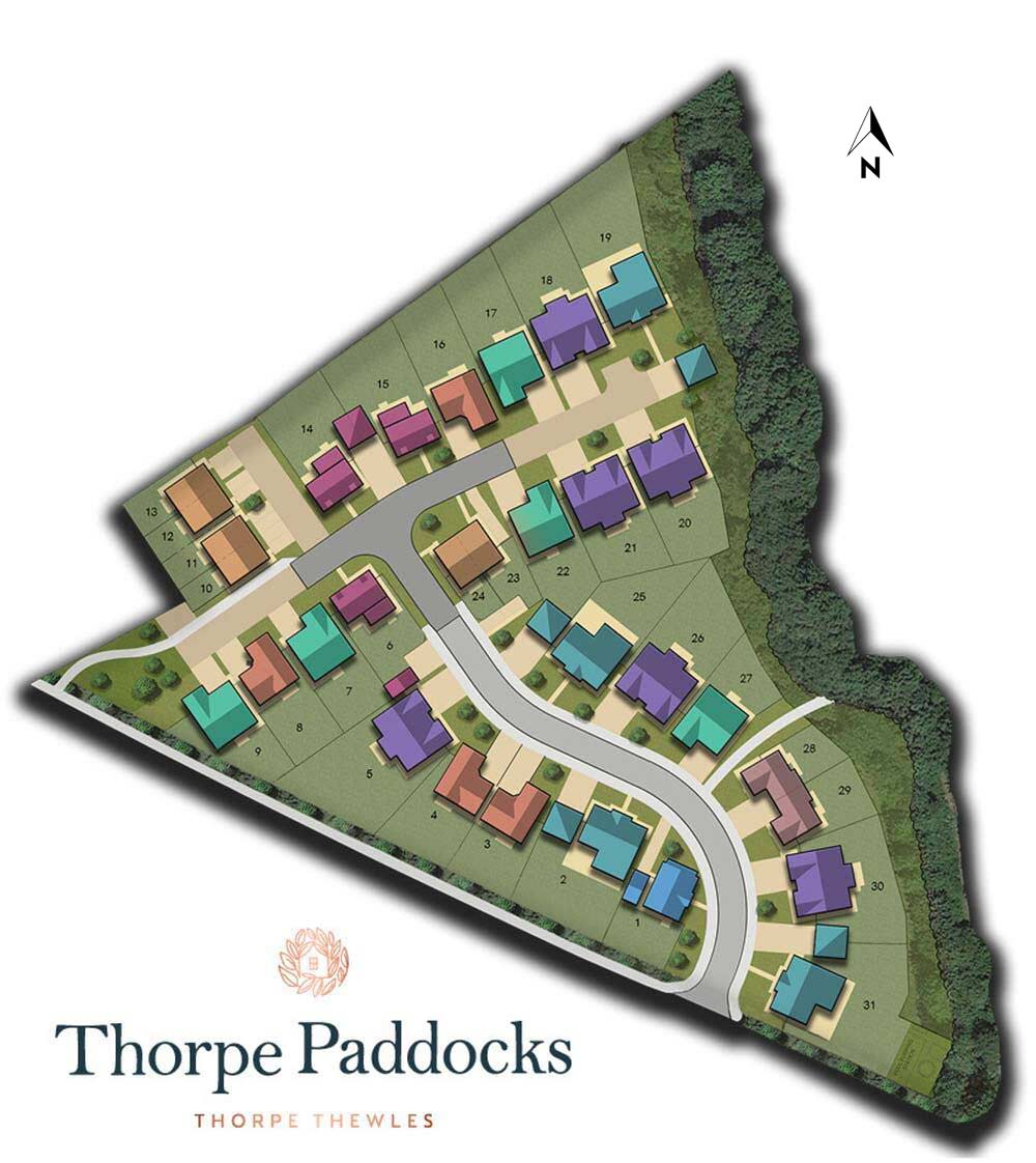 Thorpe Paddocks New houses for sale, Thorpe Thewles Homes by Carlton
